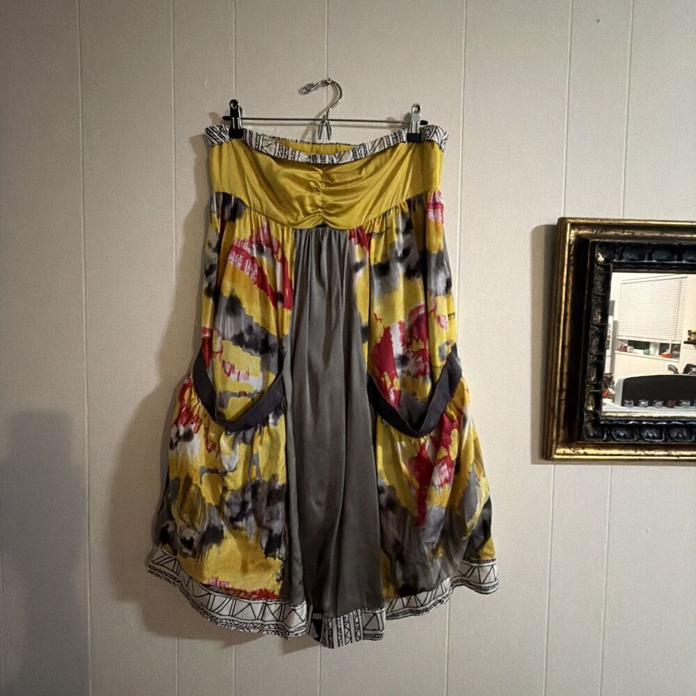 Mint Jodi Arnold Dress Size 8 Halter Sleeveless Silk Mini Shift